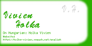 vivien holka business card